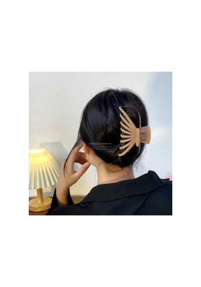 Yumuşak Özel Malzeme Büyük Boy Mandal Toka Kahve - 637232869 Kahve - 637232869 Kahve