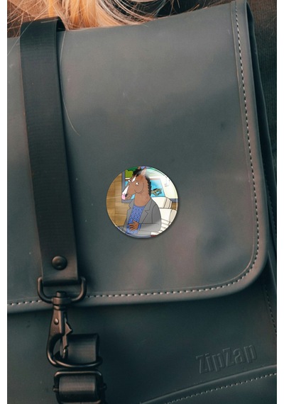 Bojack Horseman Çanta Süsü Rozet İğneli Buton Rozet Seti 1 Adet Tekli