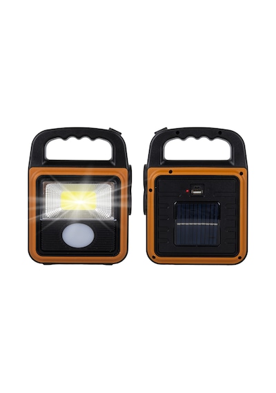Powermaster Şarjlı Kamp Feneri Işıldak Solar Güneş Enerjili Aydınlatma 4 Kademe Powerbank Özellikli