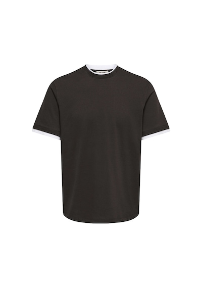 Only & Sons Onsdean Pamuk Karışımlı Yaka Detaylı Bisiklet Yaka T Shirt Erkek T Shirt 22041397 Koyu Kahve Only & Sons Onsdean Pamuk Karışımlı Yaka Detaylı Bisiklet Yaka T Shirt Erkek T Shirt 22041397 Koyu Kahve