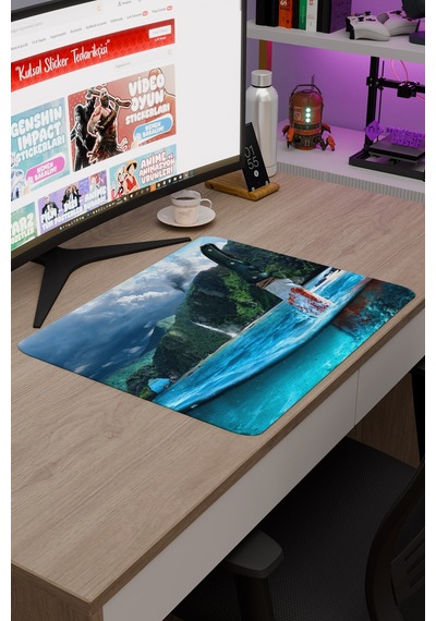 Far Cry Kaymaz Dikişli Kauçuk Oyuncu Mousepad V5 - 48x40 Xl Gaming Mouse Pad Fare Altlığı