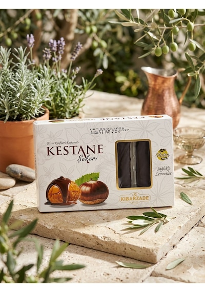 Çikolata Kaplamalı Kestane Şekeri - 4'lü Çanta Paket 125 Gr X 4