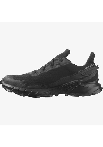 Salomon Alphacross 4 Gore-Tex Erkek Patika Koşu Ayakkabısı Siyah