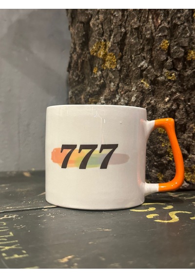 777 Turuncu Tasarım Kupa