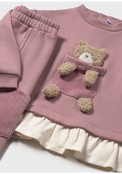Mayoral Pembe Kız Bebek Eşofman Takım 2843 Pembe