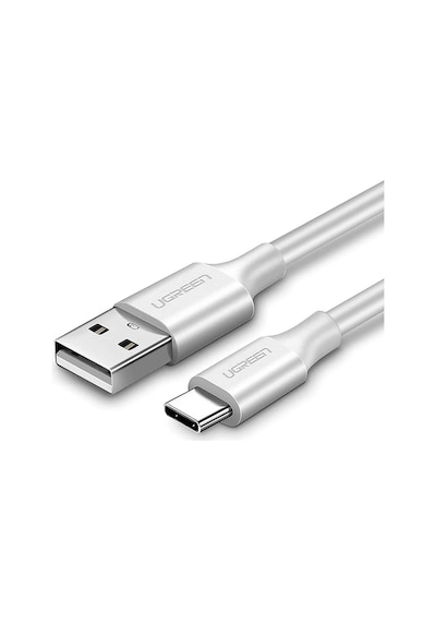 Ugreen 3.0 A Usb-a & Usb-c Şarj Ve Data Kablosu, 25 Santimetre, 60119 Beyaz
