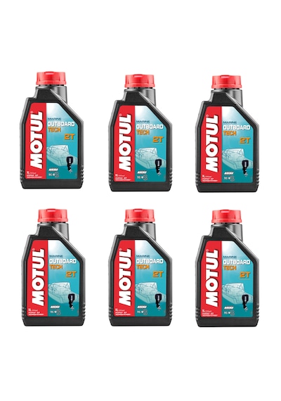 Motul Marine Outboard Tech 2t 2 Zamanlı Tekne Motor Yağı 1 L 6 Adet