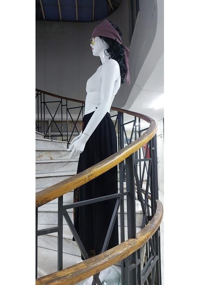 Eren Style Otantik Nakış İşlemeli Harem Şalvar Pantolon Siyah