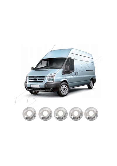 Ford Transit Uyumlu 2002-2014 Krom Kilit Açma 5 Parça Paslanmaz Çelik