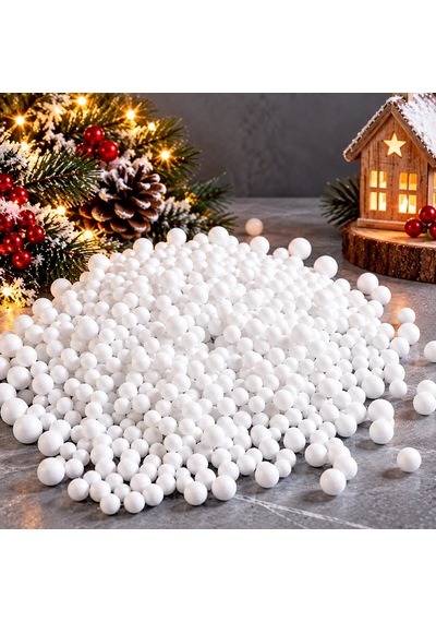 900 Adet Beyaz Yapay Kar Tanesi Yılbaşı Ağacı Süsleri Noel Ağacı Süsleri Vitrin Mekan Süsleme Diğer