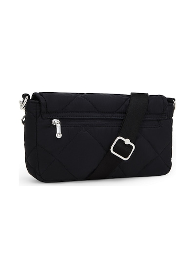 Kipling Kıplıng Aras Küçük Boy Omuz Çantası Siyah Cosmıc Black Ql Siyah