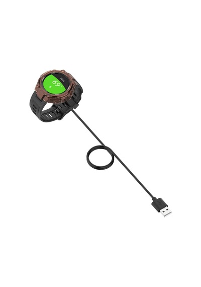 Caseonn Amazfit Gts Manyetik Usb Hızlı Şarj Kablosu Siyah