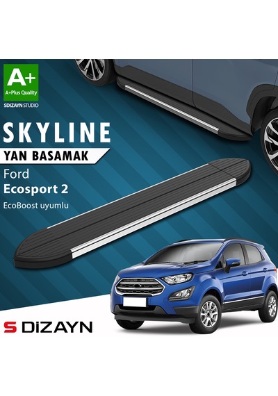 S-dizayn Ford Ecosport 2 Ecoboost Ecoboost 1.0 Skyline Krom Yan Basamak 173 Cm 2012-2022 A+ Kalite