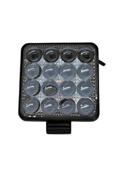 Off Road Beyaz Işık Sis Farı Lambası 16 Led Kare