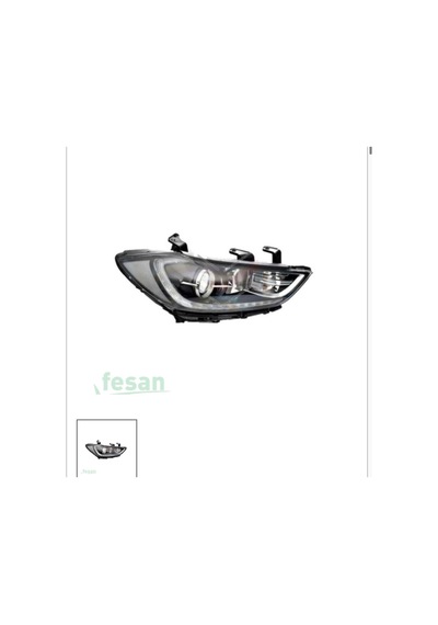 Hyundaı Elantra 2016-2018 Sağ Motorlu Far