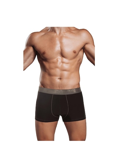 The Don Bambu Sport Erkek Boxer Siyah Zemin Siyah Lastik 001