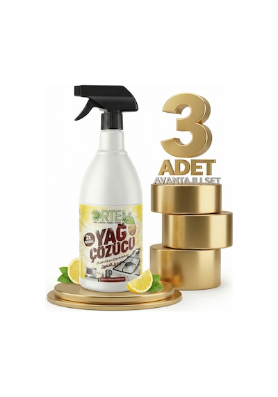 Ortem Yağ Çözücü 3x1 Kg
