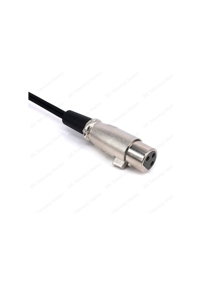 3-Pin Xlr Dişi To 2 X 1-4 "6.35Mm Mono Erkek Trs Y Kablo - 1.5 M