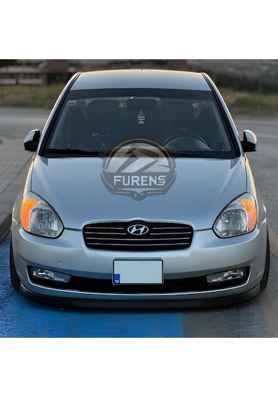 Hyundai Accent Era 2006-2010 Uyumlu H Lip Esnek Ön Lip 2 Parça Karlık Ön Ek Tampon Altı Dill