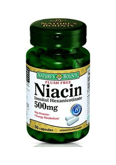 Nature's Bounty Niacin 500 MG 50 Kapsül