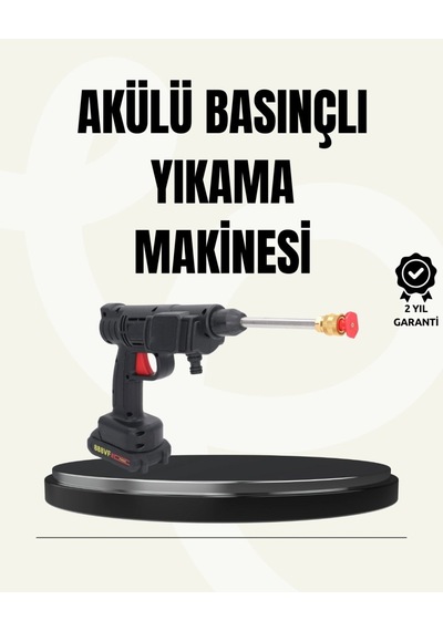 48v Şarjlı Basınçlı Yı. Makinesi Kablosuz Su Tabancası