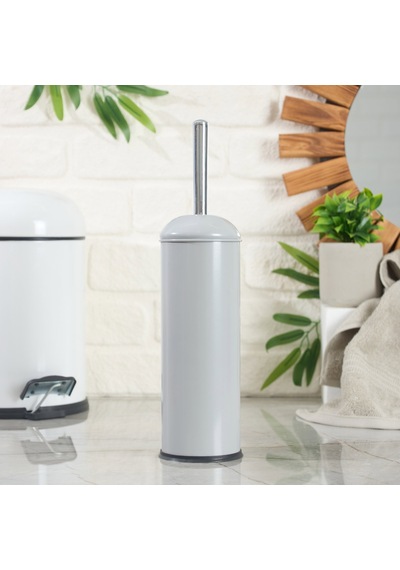 Bath Bon Tuvalet Fırçası - Gri - 40 Cm Renkli