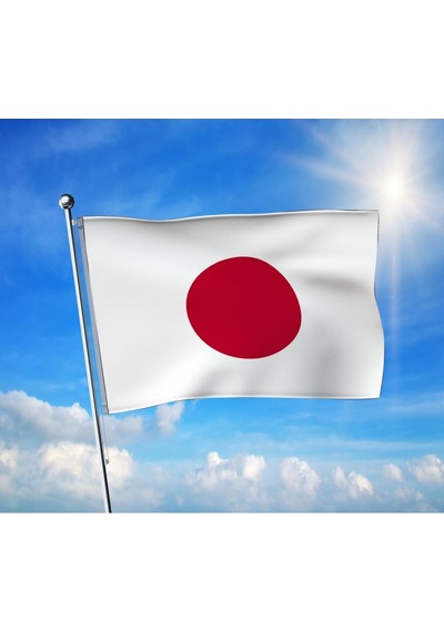 Japonya Bayrağı Premium Raşel Kumaş 70x105 Cm Diğer