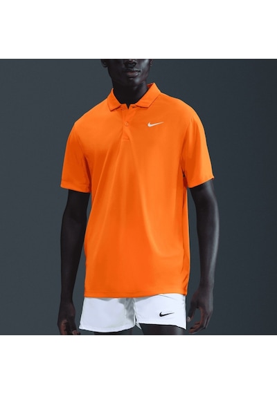 Nike Nikecourt Dri-fıt Erkek Tenis Polo Tişört - Turuncu Dh0857-873
