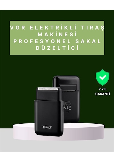 Usb Şarjlı Traş Makinesi Piston + Ağ Başlık, 600 Mah Batarya