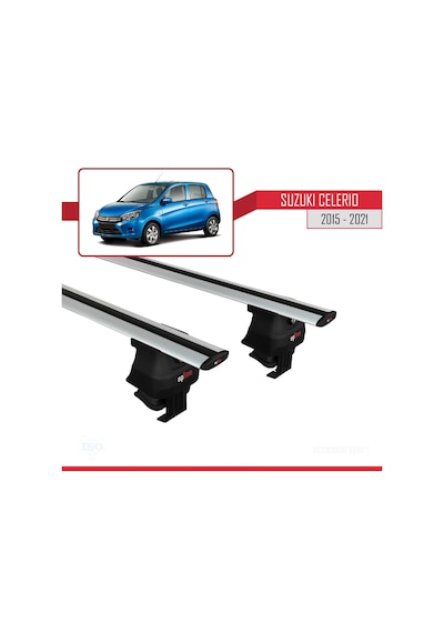 Suzuki Celerio 2015-2021 Arası İle Uyumlu Ace-4 Ara Atkı Tavan Barı Gri
