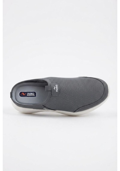 Fort Noka Bert Memory Foam Taban Fileli Anatomik Sabo Erkek Terlik Füme