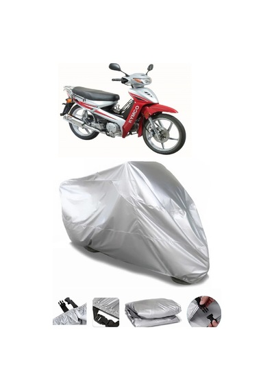 Kymco Aktiv 110 Gri Su Geçirmez Motosiklet Brandası Premium