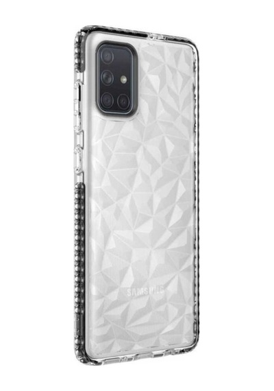 Samsung Uyumlu Galaxy A71 Kılıf Zore Buzz Kapak Siyah