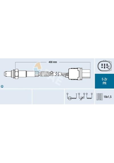FAE 75061 OKSİJEN SENSÖRÜ Z19DTL-Z19DTH ASTRA H ZAFIRA B VECTRA C