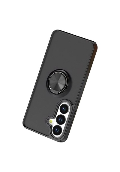 Samsung Galaxy S26 Plus Montreal Yüzüklü Silikon Kapak - Siyah
