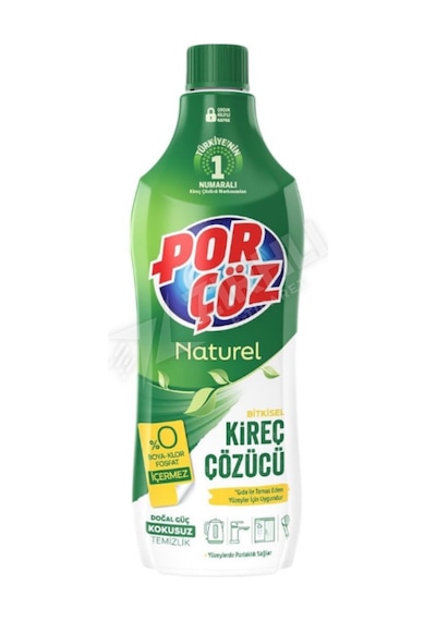 3 Adet Porçöz Bitkisel Kireç Çözücü 1 Lt