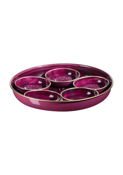 Madame Coco Rosalie 6 Parça Tabak Seti - Bordo 8682116925891 Kırmızı