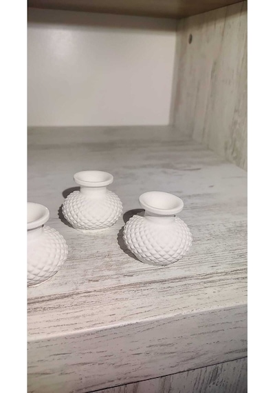Bernami Vazo Pinterest Sunumluk Vazo 8 Adet Boyasız Beyaz Diğer