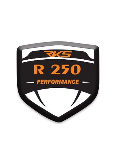 Rks R250 Logolu 3d Kabartmalı Siperlik Camı Sticker 1
