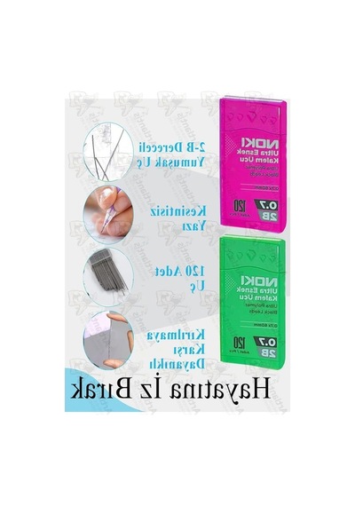 2b 0.7 Mm Kalem Ucu, 120'li Paket, Çoklu Versatil Uç Seti