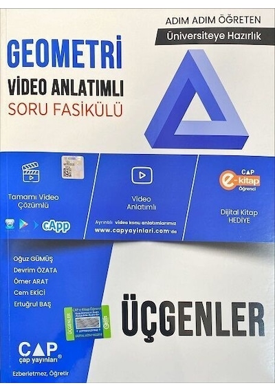 Çap Üçgenler Konu Anlatımlı Soru Fasikülü - çap üçgenler