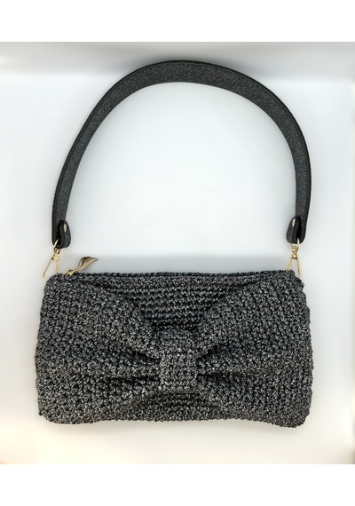 Luti Design El Yapımı Gri Simli Omuz Çantası - Fiyonk Detaylı Kadın Çantası - Astarlı Ve Fermuarlı Günlük El Yapımı Çanta Antrasit - Gri Luti Design El Yapımı Gri Simli Omuz Çantası - Fiyonk Detaylı Kadın Çantası - Astarlı Ve Fermuarlı Günlük El Yapımı Çanta Antrasit - Gri