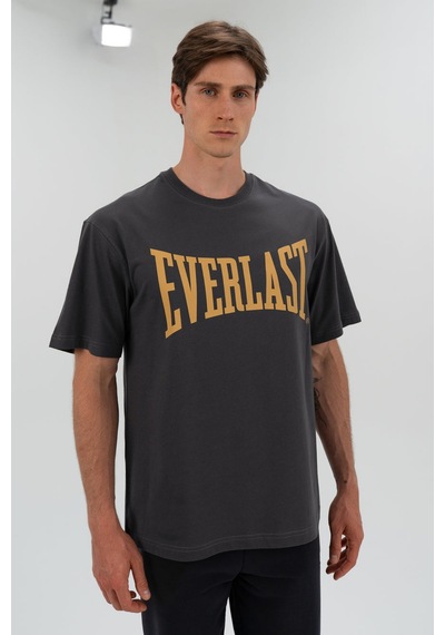 Everlast Ever Classics Comfort Logo Gri Erkek Tişört Tm0045-415