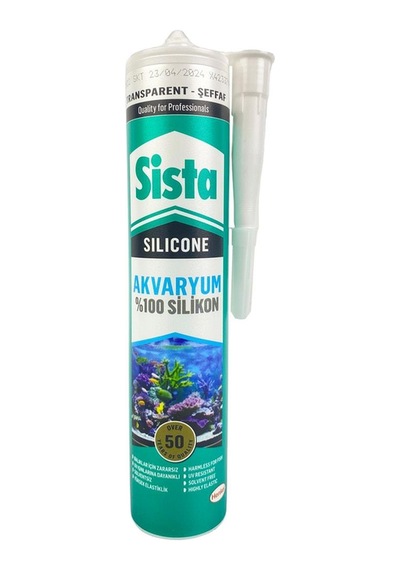 Sista Akvaryum Silikon Şeffaf