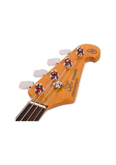 Sx Sjb62c+/3ts Tortoise Shell Pickguard Bas Gitar, 3-tone Sunburst