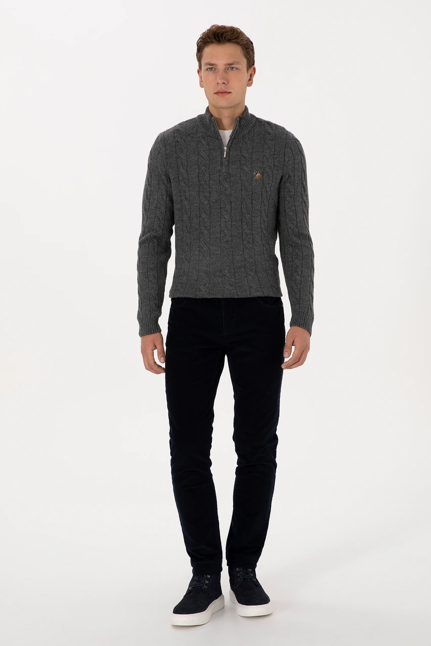 U.S. Polo Assn. Erkek Lacivert Slim Fit Kanvas / Chino Pantolon 50310150-VR033 U.S. Polo Assn. Erkek Lacivert Slim Fit Kanvas / Chino Pantolon 50310150-VR033