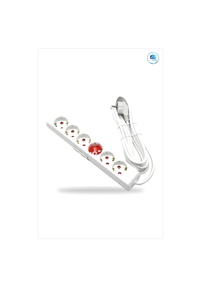 Toprağlı Grup Priz Uzatma Kablosu 6 Prizli Pvc İzolasyonlu Bakır 1.5