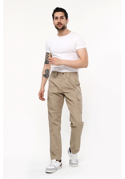 Uniprom Tokyo Model Outdoor Taktical Pantolon, Taktik Pantolon, Ripstop Kumaş Bej