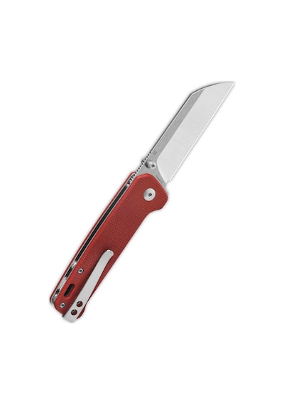 Qsp Penguin V2 Kırmızı Micarta Sap Liner Lock D2 Çelik Kamp Çakı Qs130v2-d1 Kum