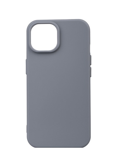 Apple Uyumlu iPhone 15 Kılıf Zore Biye Silikon Gri
